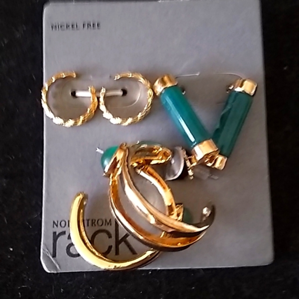 Set of Ear Cuffs & 2 pairs of Earrings